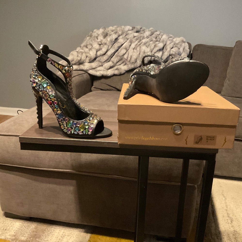 Rhinestone Heel